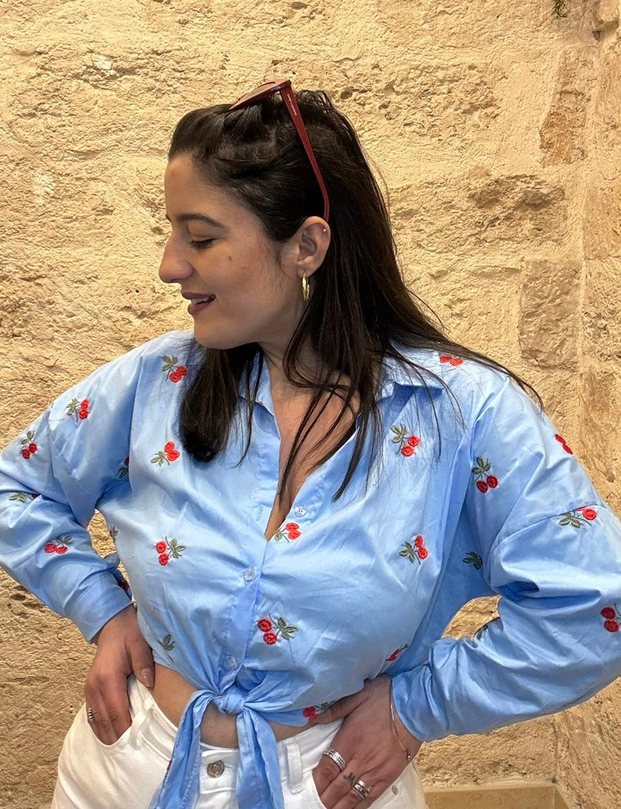 Camicia ciliegia