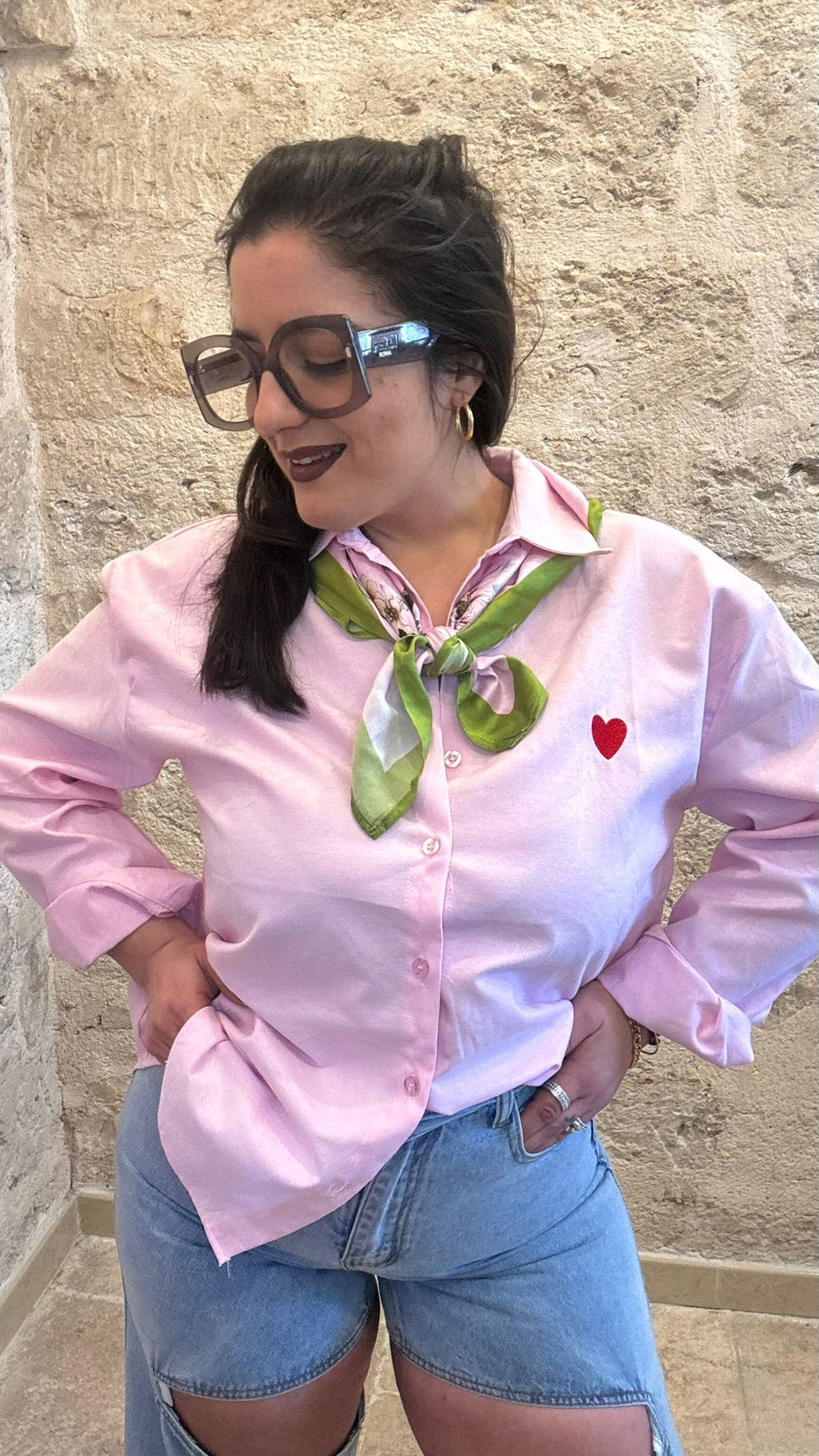 Camicia rosa