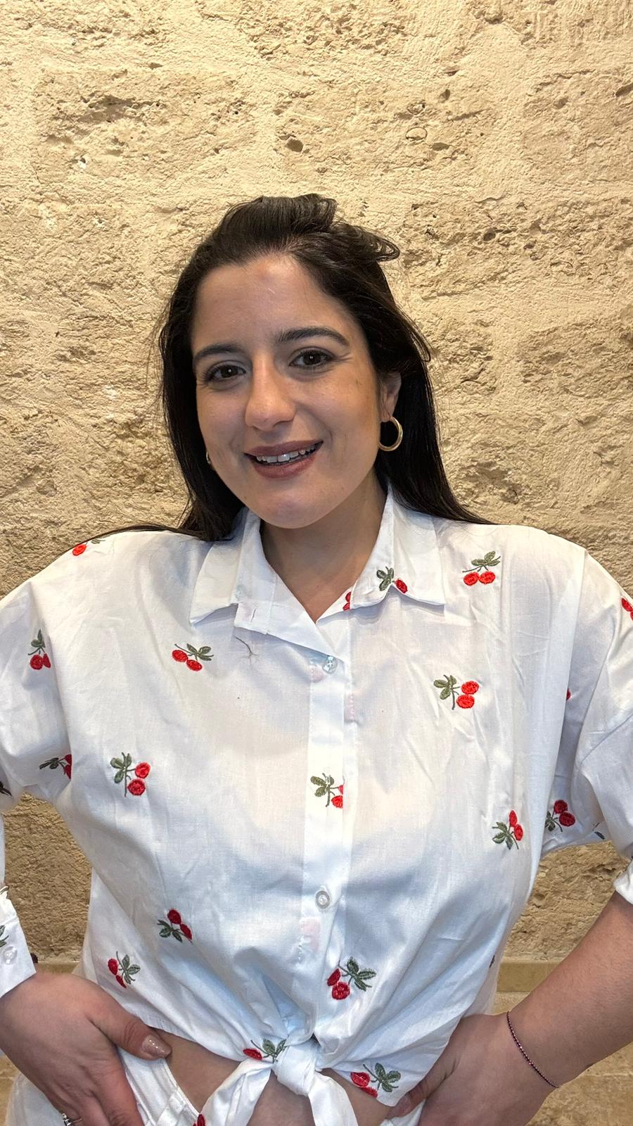 Camicia ciliegia