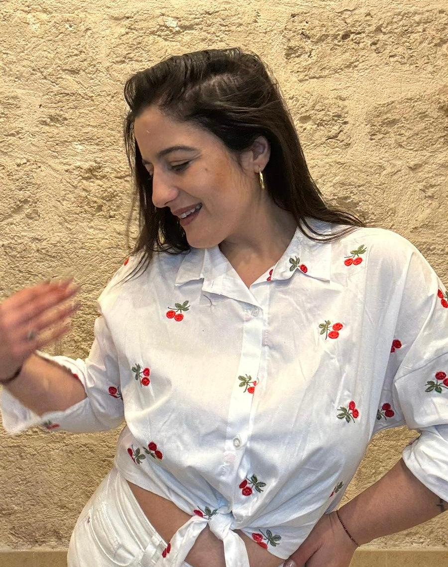 Camicia ciliegia