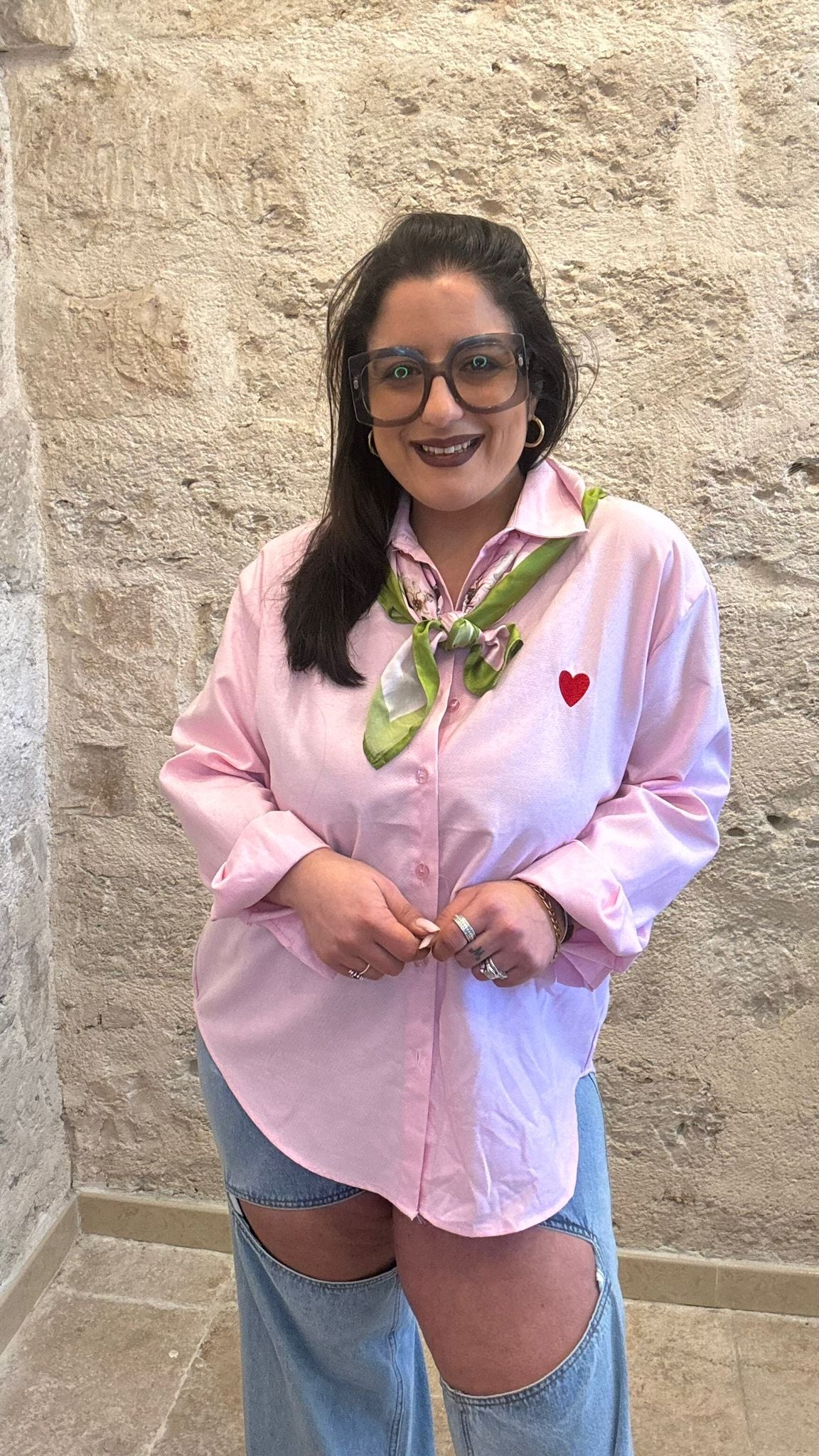 Camicia rosa