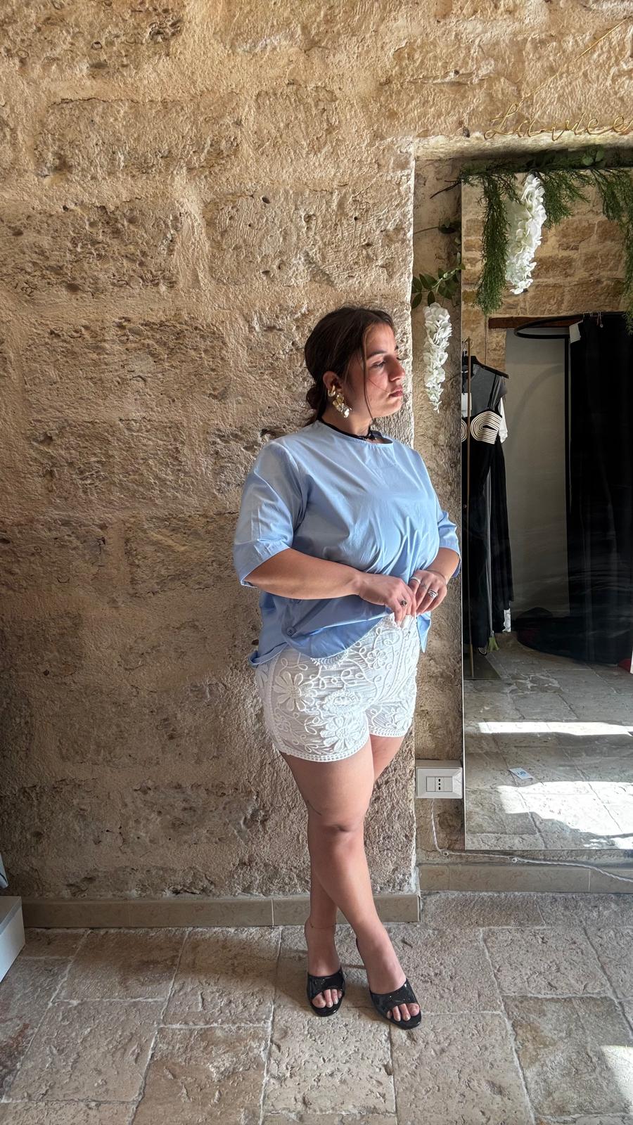 Pantaloncino macrame
