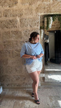Pantaloncini macramé