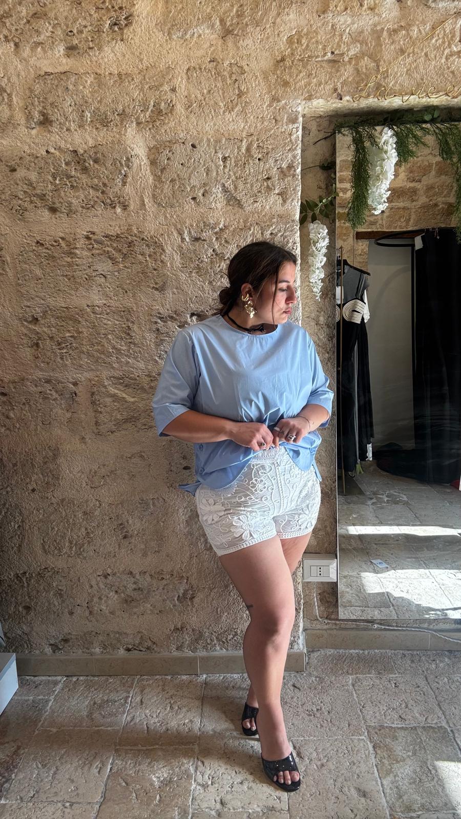 Pantaloncino macrame