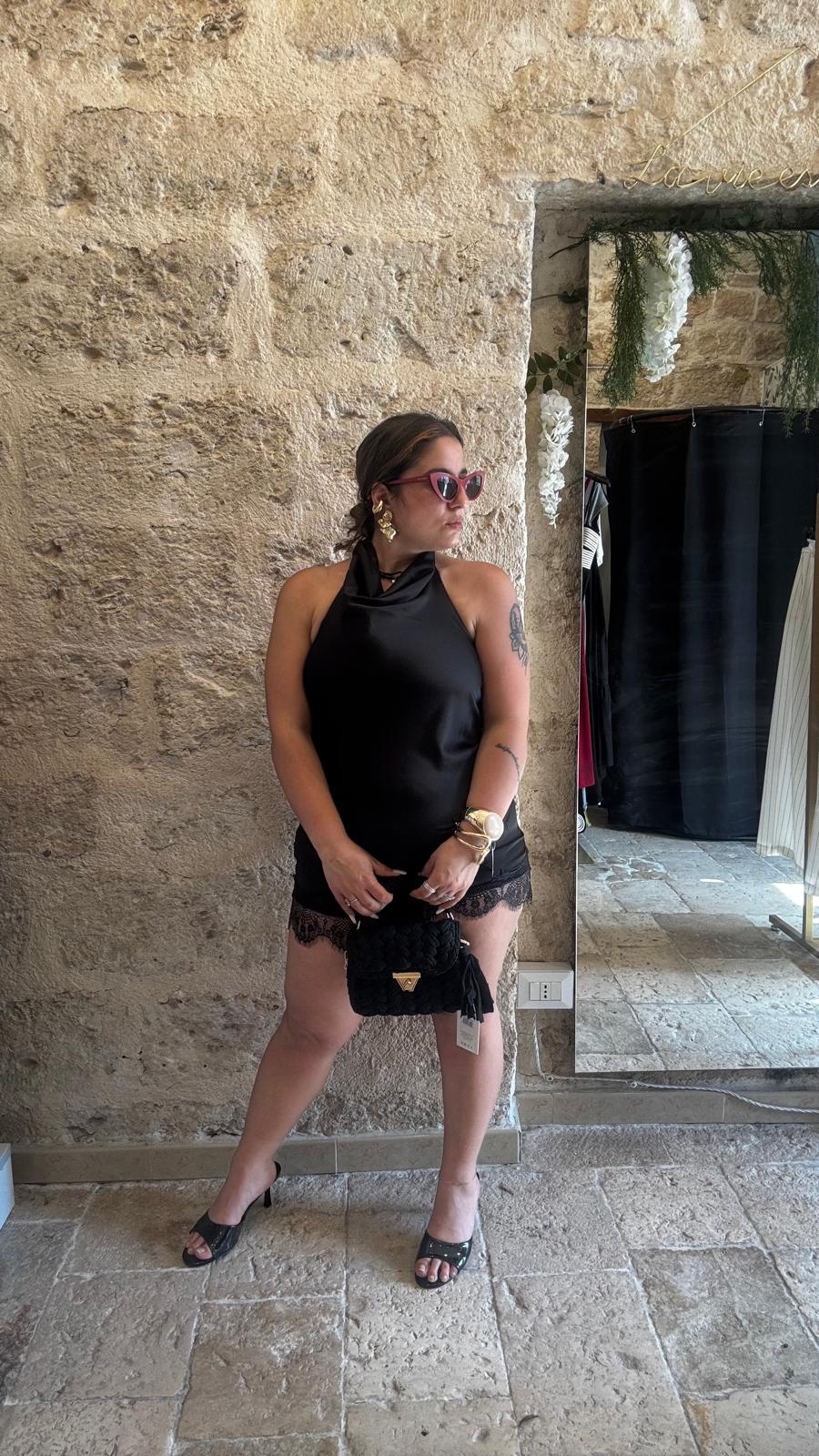 Top in satin