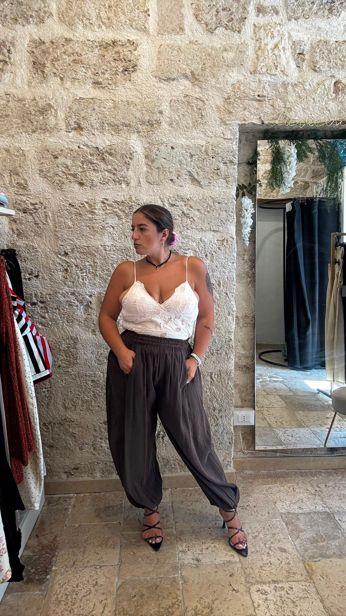 Pantalone viscosa