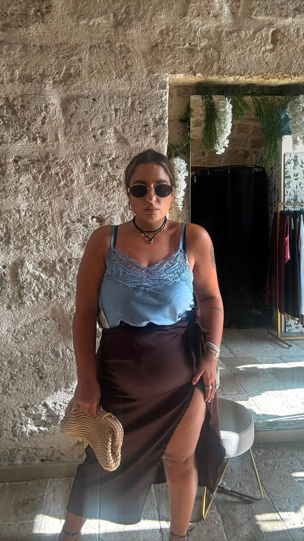 Pareo in satin