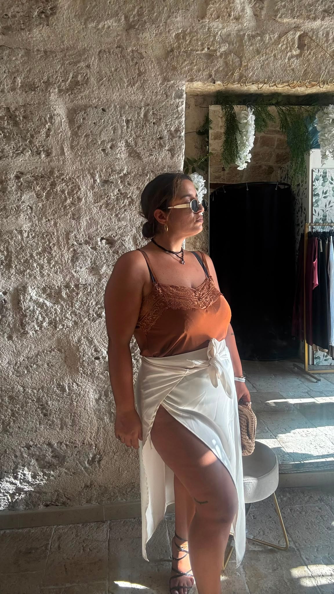 Pareo in satin