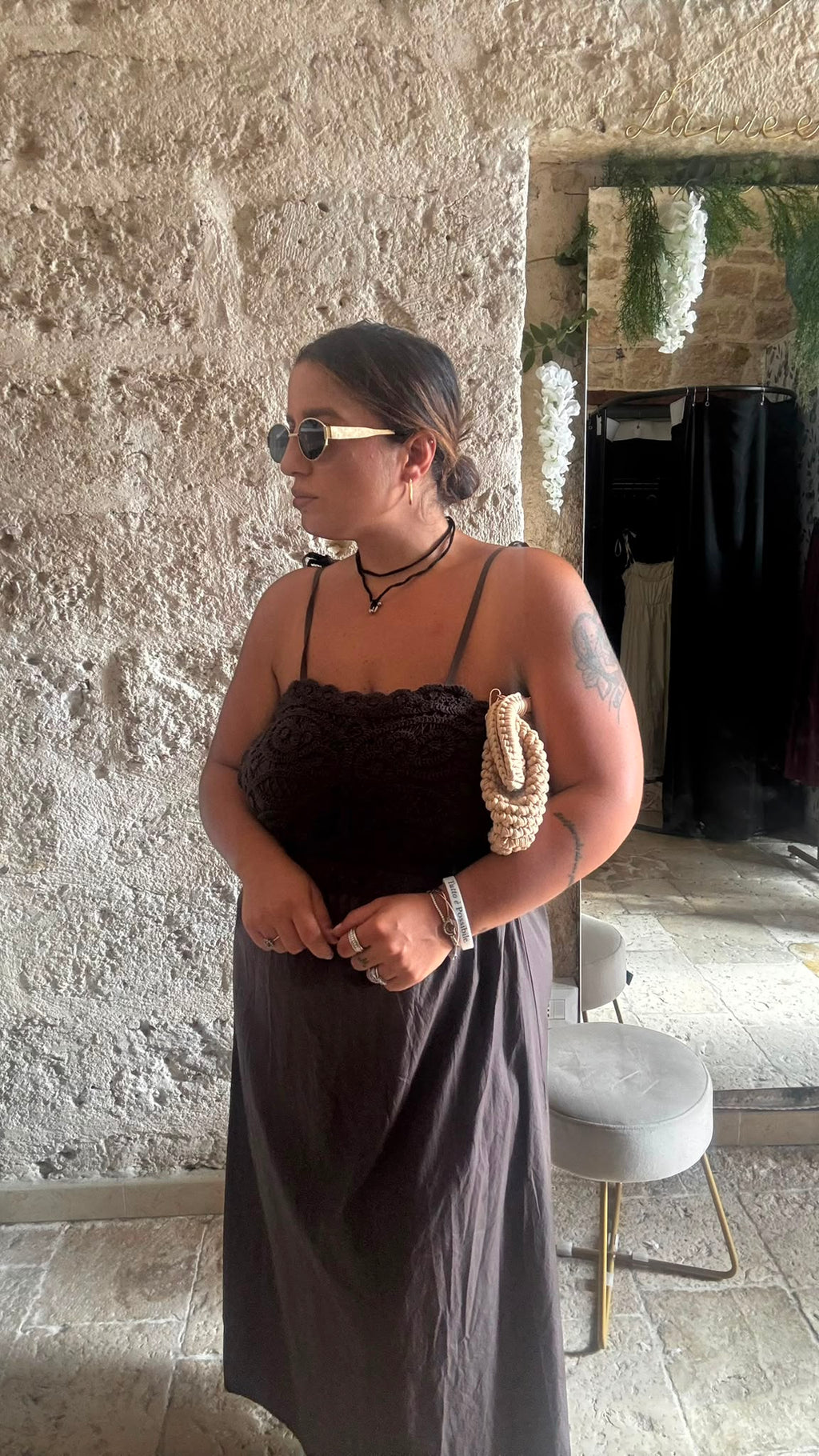 Abito macramé