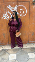 Tailleur satin